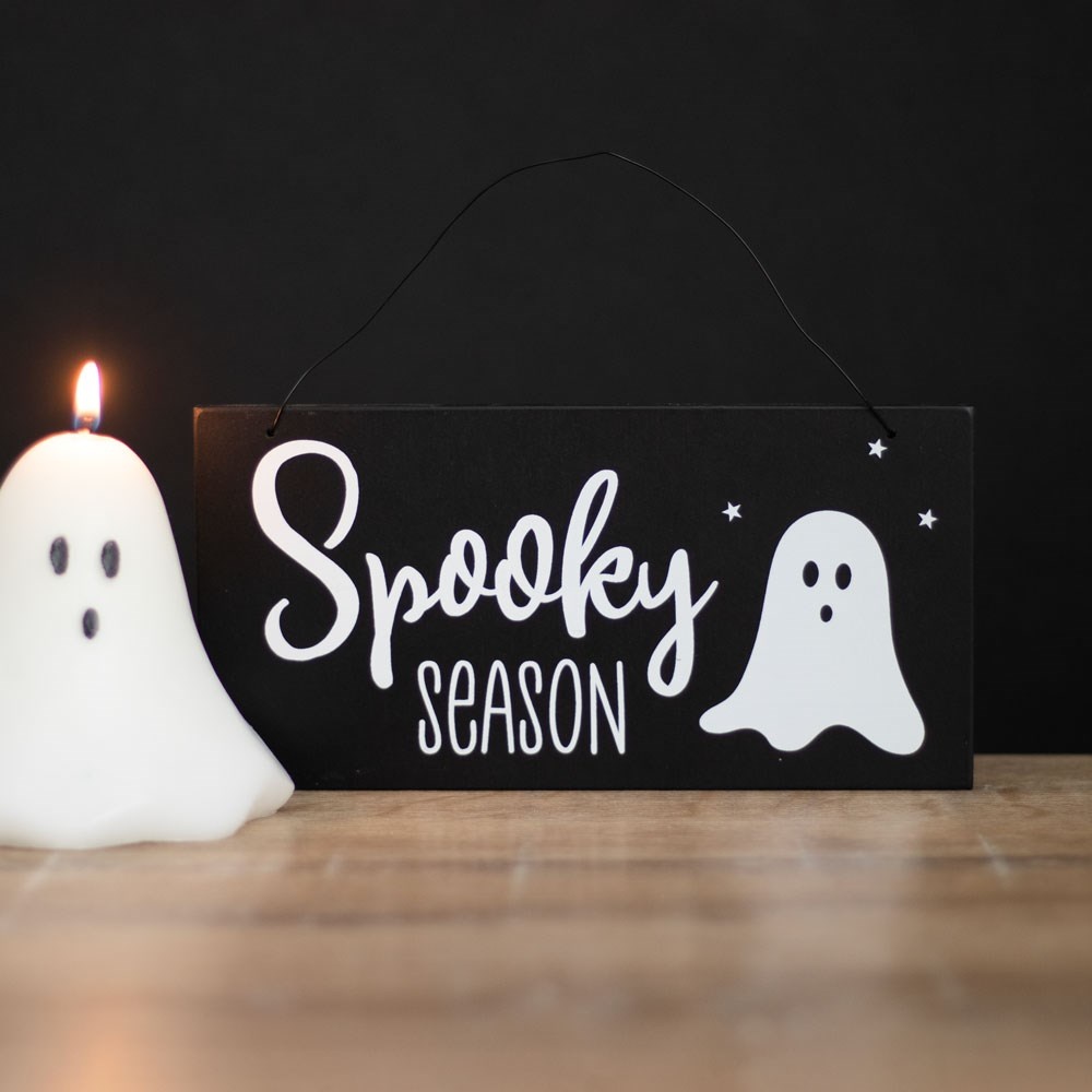 Something Different - Spooky Season Enseigne murale/décoration murale - Noir/Blanc